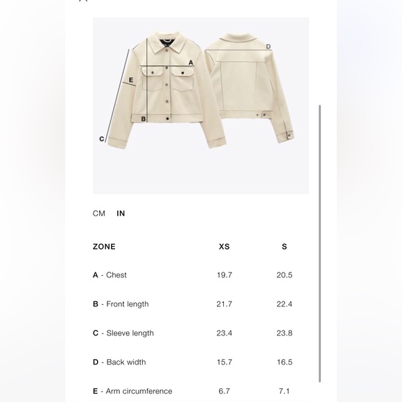 ZARA JACKET WITH FAUX SHEARLING BROWN BLACK XS SHERPA TEDDY COAT FAUX LEATHER - Picture 8 of 10